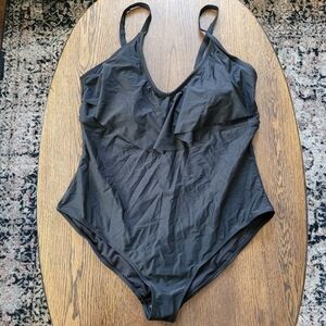 Joe Boxer Black One Piece Swimsuit Size Women's 3X NEW with Tags